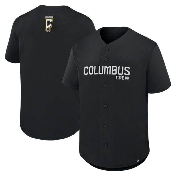 Columbus Crew Fanatics Maximum Intensity Button UP Jersey Black 2025/26