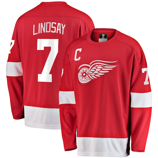 TED Lindsay Detroit RED Wings Fanatics Premier Breakaway Retired Player Jersey RED 2026/27
