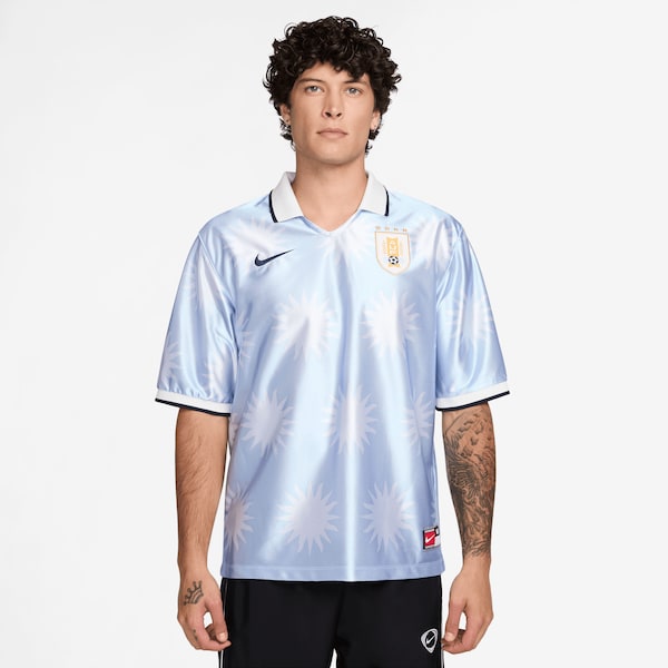 Uruguay National Team Nike DRI FIT Energy Lifestyle Jersey Light Blue 2026