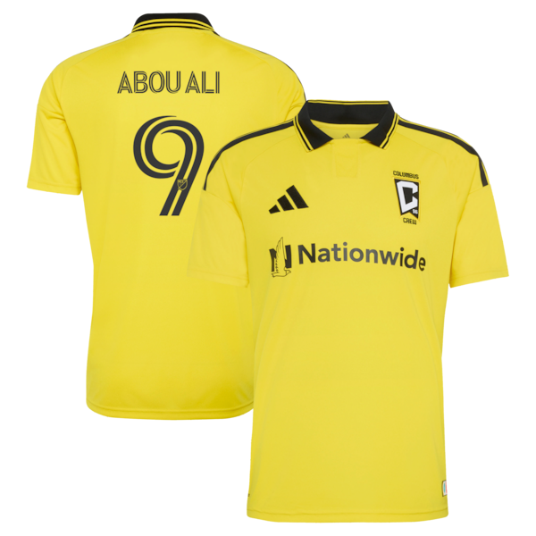Sean Zawadzki Columbus Crew Adidas 2026 THE Crafted FOR Excellence KIT ON Field Authentic Patch Jersey Yellow 2026