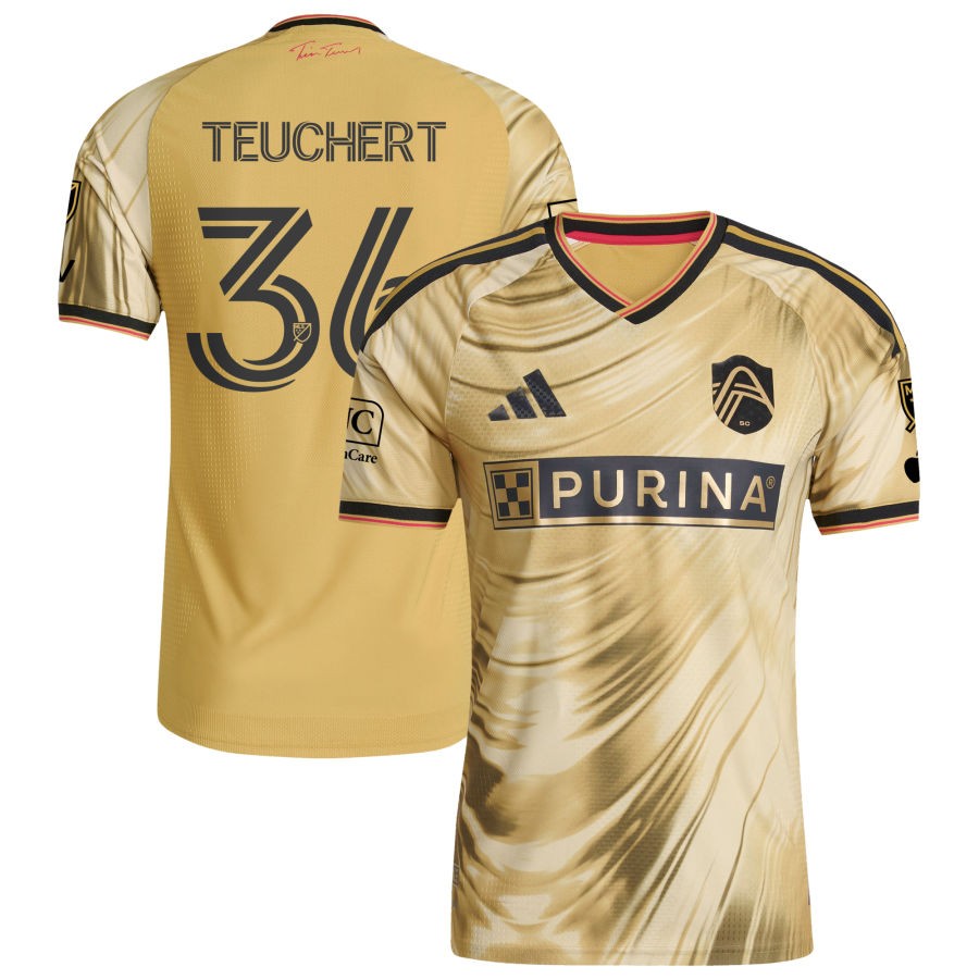 ST Louis City SC Adidas 2026 THE Tina Turner KIT ON Field Authentic Patch Custom Jersey Yellow 2026