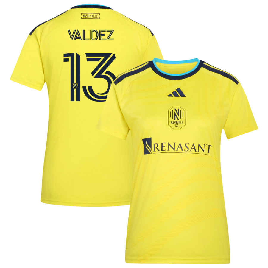 Nashville SC Adidas Womens 2026 THE Reverb KIT Replica Custom Jersey Yellow 2026