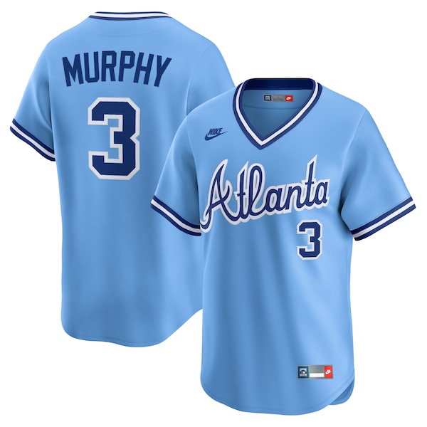 Dale Murphy Atlanta Braves Nike Throwback Cooperstown Collection Limited Jersey Light Blue 2026/27