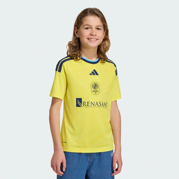 Nashville SC Adidas Youth 2026 THE Reverb KIT Replica Jersey Yellow 2026