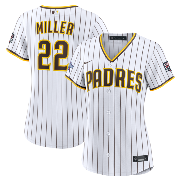 2026 ALL Star Game Womens SAN Diego Padres Mason Miller Nike White Replica Jersey 2026