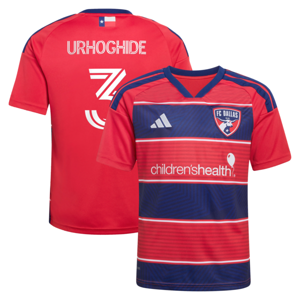 Adidas Osaze Urhoghide RED FC Dallas 2026 DNA KIT Replica Jersey 2026