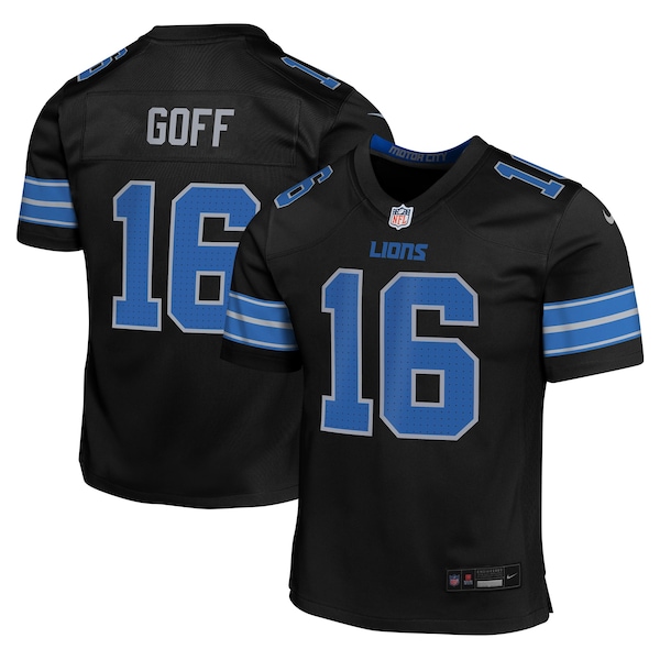Jared Goff Detroit Lions Nike Game Jersey Black 2026/27