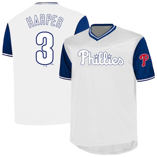 Bryce Harper Philadelphia Phillies Profile BIG AND Tall Name AND Number Jersey White 2025/26