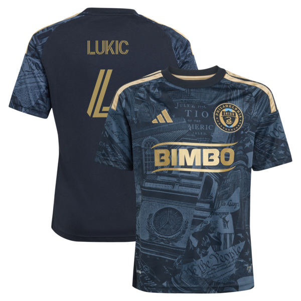 Adidas Jovan Lukic Navy Philadelphia Union 2026 1776 KIT Replica Jersey 2026