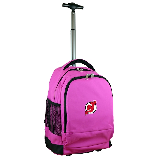 NEW Jersey Devils Mojo 19 Premium Wheeled Backpack Pink 2025/26
