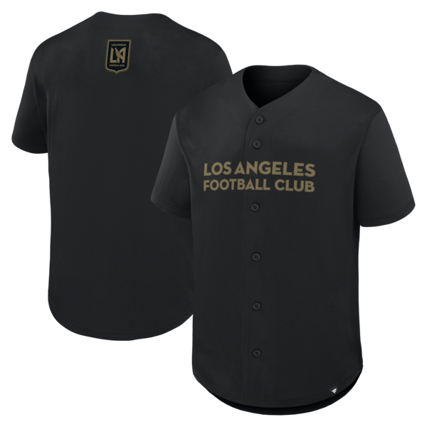 Lafc Fanatics Maximum Intensity Button UP Jersey Black 2025/26