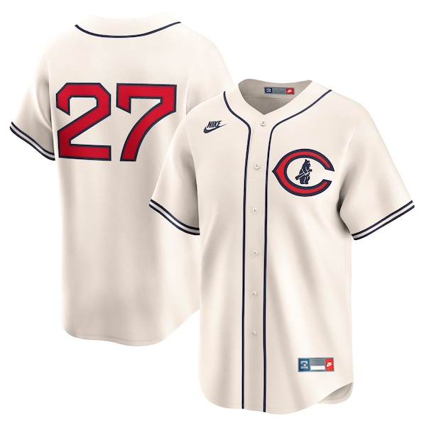 Seiya Suzuki Chicago Cubs Nike Throwback Cooperstown Collection Limited Jersey Cream 2026/27