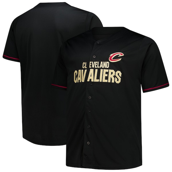 Cleveland Cavaliers Fanatics BIG AND Tall POP Full Button Jersey Black 2025/26
