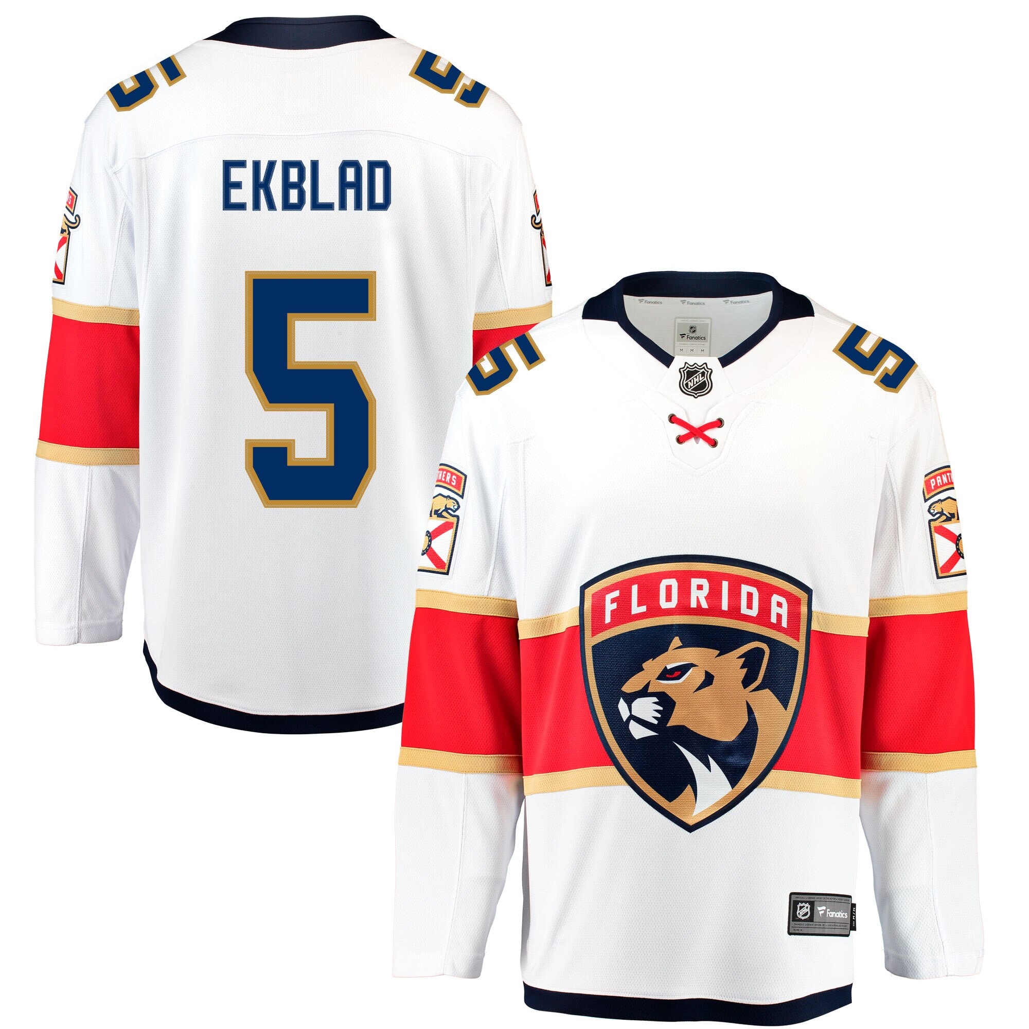 Florida Panthers Fanatics Branded Away Breakaway Jersey Aaron Ekblad 2025/26