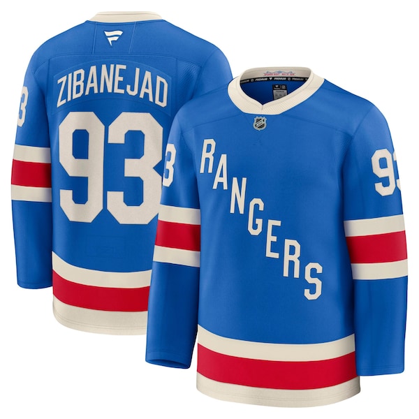 Mika Zibanejad NEW York Rangers Fanatics Centennial Premium Jersey Blue 2026/27