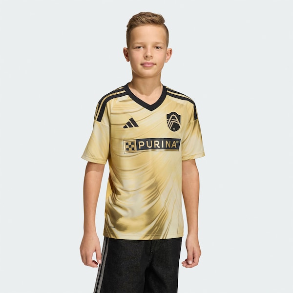 ST Louis City SC Adidas Youth 2026 THE Tina Turner KIT Replica Jersey Yellow 2026