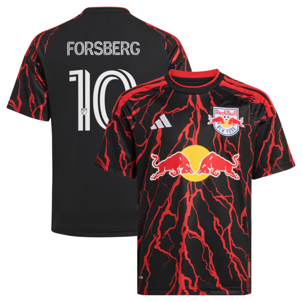 Adidas Emil Forsberg Black NEW York RED Bulls 2026 the Rooted KIT Replica Jersey 2026