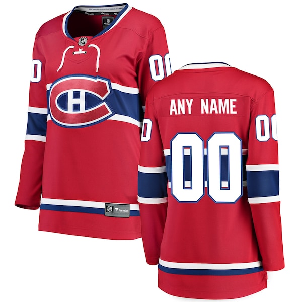 Fanatics RED Montreal Canadiens Breakaway Custom Jersey 2025/26