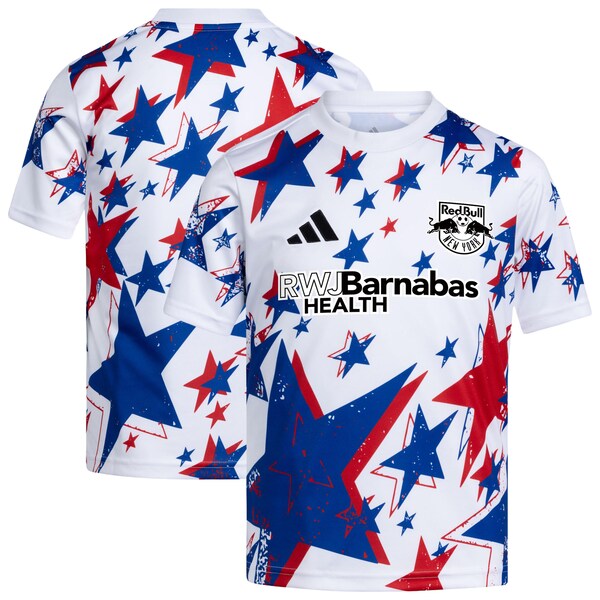 NEW York RED Bulls Adidas 2026 Americana PRE Match Jersey White 2026