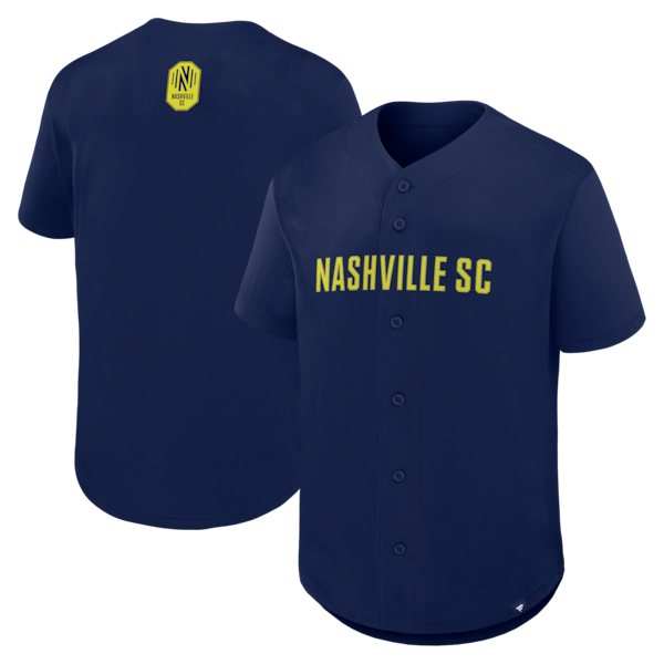 Nashville SC Fanatics Maximum Intensity Button UP Jersey Navy 2025/26