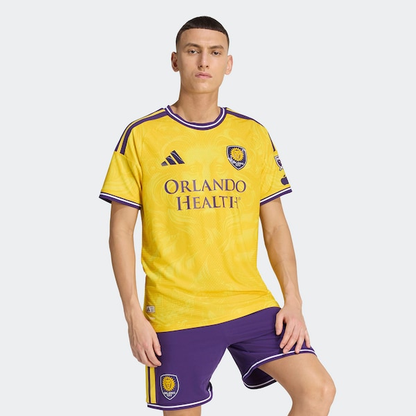 Orlando City SC Adidas 2026 Sunken Treasure KIT ON Field Authentic Patch Jersey Gold 2026